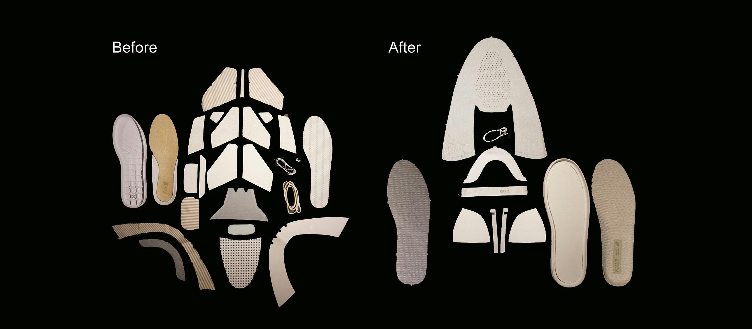 Kastel’s Component Reduction in Shoe Design