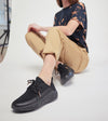 Kastel-shoes-Klassisk-Komfort-Slip-In-Sneakers-black-Voss-Resirkulert-Materiale-Pustende-3D-Strikket