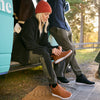 Kastel Shoes Madla WR Maple Brown Gode Høye Sneakers med Vannavstøtende Overdel